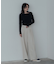 アシメオフショルニット