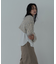 クロップドメッシュニット
