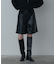レザー調ハーフパンツ