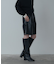 レザー調ハーフパンツ