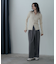 【一部店舗限定】ポロ衿リブニット