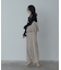 【一部店舗限定】フリルスポンディッシュニット