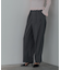 センタータックメランジワイドパンツ
