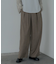 センタータックメランジワイドパンツ