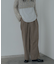 センタータックメランジワイドパンツ