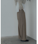 センタータックメランジワイドパンツ