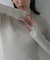 リブプレーティングハイネックニット
