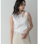 アシメリブタンクトップ