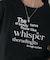 メッセージプリントクルーネックTシャツ