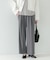 Comfy SET UP｜イージーストレートワイドパンツ【セットアップ対応／通勤／カセット服／接触冷感／UVカット】