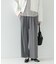 Comfy SET UP｜イージーストレートワイドパンツ【セットアップ対応／通勤／カセット服／接触冷感／UVカット】