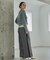Comfy SET UP｜イージーサイドラインワイドパンツ【セットアップ対応／通勤／カセット服／接触冷感／UVカット】