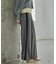 Comfy SET UP｜イージーサイドラインワイドパンツ【セットアップ対応／通勤／カセット服／接触冷感／UVカット】
