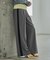 Comfy SET UP｜イージーサイドラインワイドパンツ【セットアップ対応／通勤／カセット服／接触冷感／UVカット】