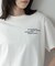 クルーネック刺繍Tシャツ