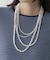 マルチストリングパール調ネックレス