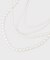 マルチストリングパール調ネックレス