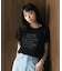 刺繍フレーズTシャツ