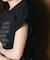 刺繍フレーズTシャツ