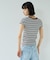 レトロボーダーTシャツ