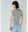 レトロボーダーTシャツ