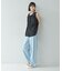 ボリュームタックスリーブレスブラウス