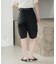 ハーフ丈バレルパンツ