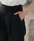 ハーフ丈バレルパンツ