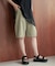 ハーフ丈バレルパンツ