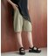 ハーフ丈バレルパンツ
