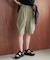 ハーフ丈バレルパンツ