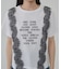 レースステッチドTシャツ