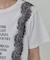 レースステッチドTシャツ