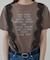 レースステッチドTシャツ