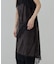 レース切替ベロアロングキャミ