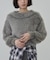 フェザーニットオフショルプルオーバー