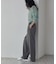 Comfy Set Up｜イージーストレートワイドパンツ【セットアップ対応／通勤／カセット服】