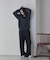 Comfy Set Up｜イージーストレートワイドパンツ【セットアップ対応／通勤／カセット服】