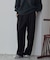 Comfy Set Up｜イージーストレートワイドパンツ【セットアップ対応／通勤／カセット服】