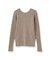 2WAY クルーリブニット
