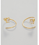【December】ダブルピアス／立て爪ジルコン
