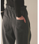 【マシンウォッシュ】スウェードタッチワイドパンツ