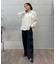 【マシンウォッシュ】コットンデニムフレアパンツ