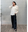【マシンウォッシュ】コットンデニムフレアパンツ