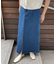 【マシンウォッシュ】コットンデニムスカート
