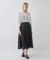 【手洗い可】タックフレアスカート