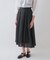 【手洗い可】タックフレアスカート