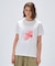 【手洗い可】ロゴプリントTシャツ