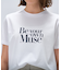 【手洗い可】ロゴプリントTシャツ