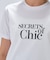 【手洗い可】ロゴプリントTシャツ
